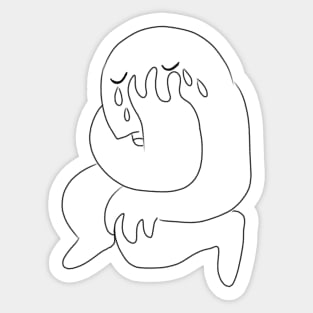 crying being Sticker